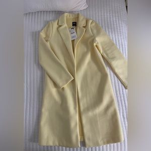 Yellow Zara coat - new with tags